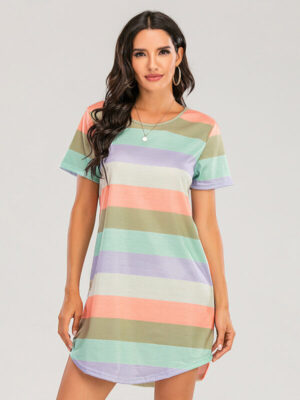 image2FFJJW005022FFJJW00502_PAT1_5XL_NUB2F0122c6ad209981522fc271f54e8b2762.jpg Rainbow Striped Loose Pajama