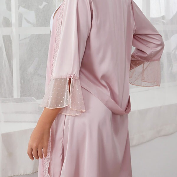 Lace Trimmed Robe