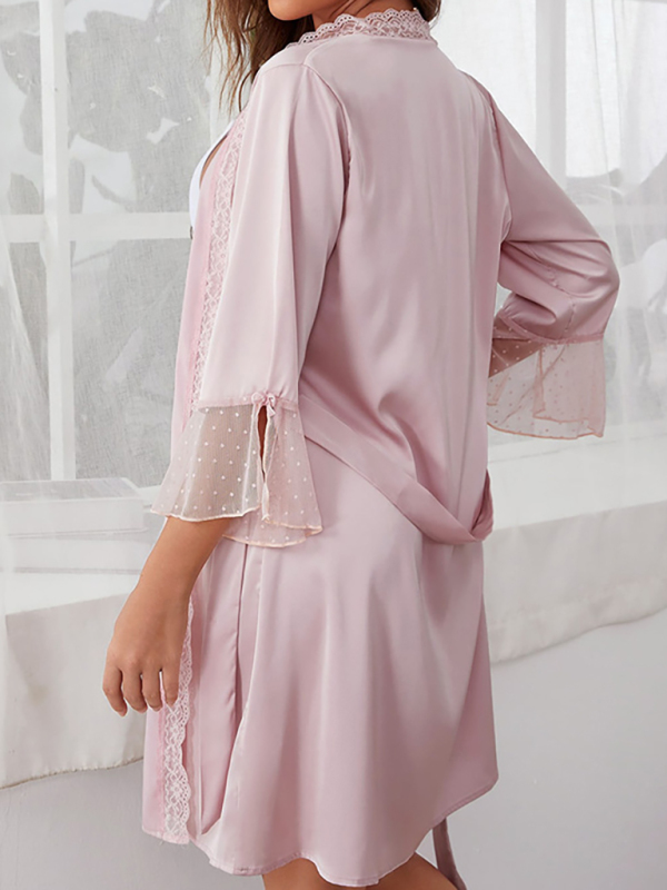 Lace Trimmed Robe