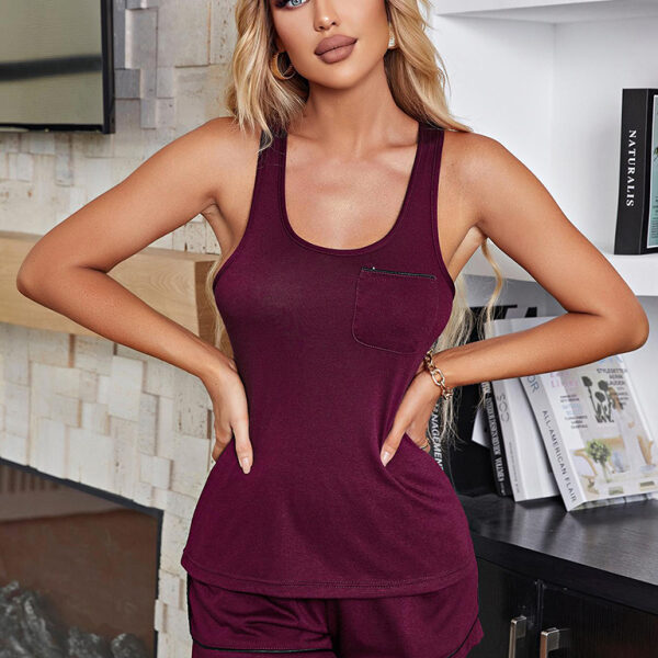 Knitted Vest Two-Piece Set