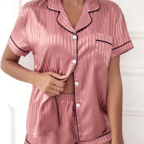Striped Cropped Set