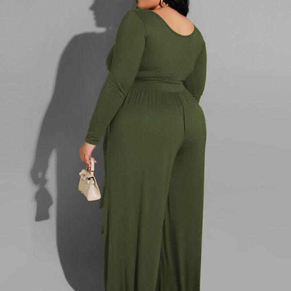 Solid Color Two-Piece Set