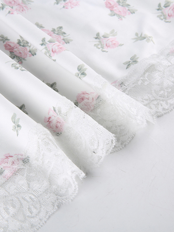 Floral Lace Slip Dress