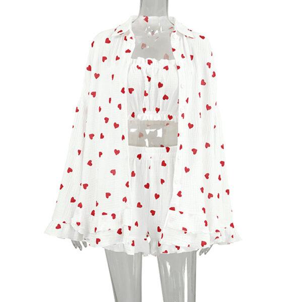 Cotton Hearts 3-Piece Set