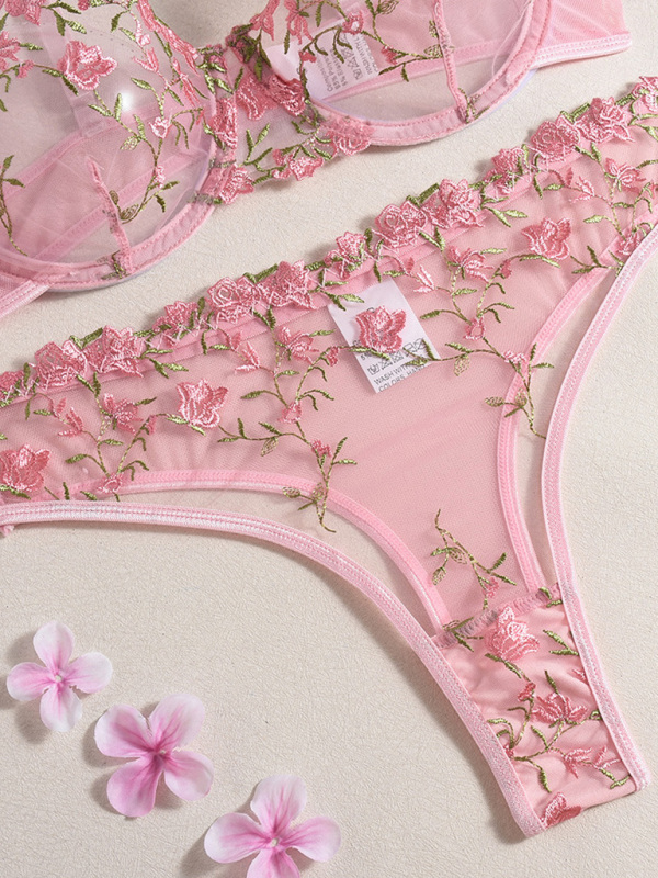 Floral Lingerie Set