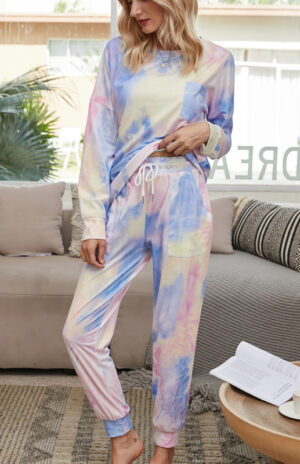 Tie-Dye Pajama Set