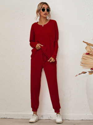 Long-Sleeved Loose Loungewear